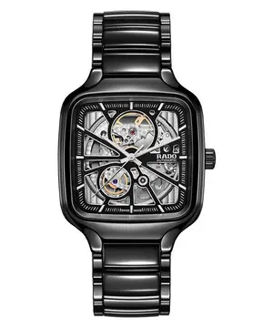 Rado True Square Automatic Open Heart R27086152, Verze: černá2 