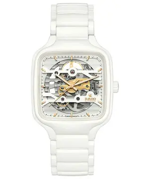 Rado True Square Automatic Skeleton R27126012, Verze: bílá 