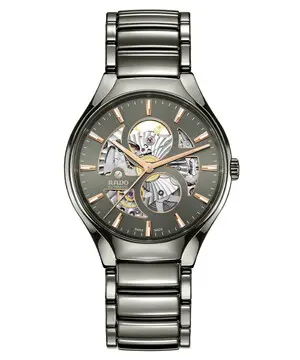 Rado True Round Automatic Open Heart R27108112, Verze: šedá 