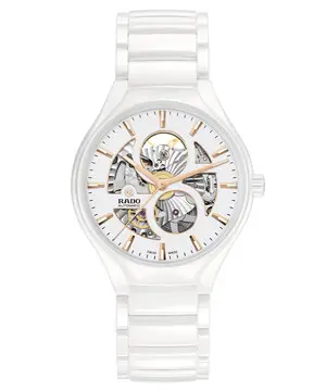 Rado True Round Automatic Open Heart R27115012, Verze: bílá2 