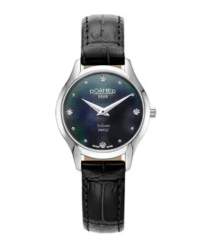 Roamer Soleure Diamond 547857 41 85 05, Verze: černá 