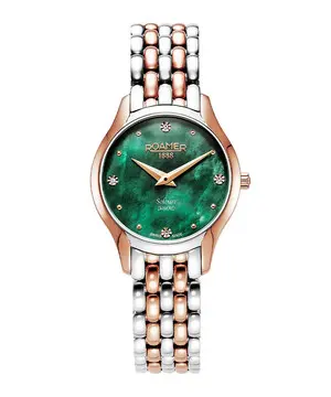 Roamer Soleure Diamond 547857 49 75 50, Verze: růžové zlato 