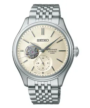 Seiko Presage Classic Automatic Shiro-Iro Open Heart SPB469J1, Verze: bílá2 