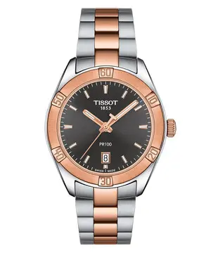 Tissot PR 100 Sport Chic Lady T101.910.22.061.00, Verze: šedá 