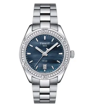 Tissot PR 100 Sport Chic Lady T101.910.61.121.00, Verze: modrá2 