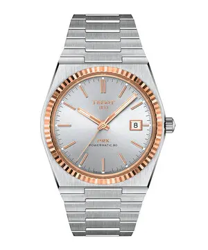Tissot PRX Powermatic 80 Steel & 18K Gold T931.407.41.031.00, Verze: stříbrná 