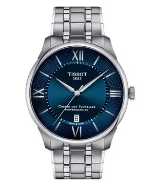 Tissot Chemin Des Tourelles Powermatic 80 T139.407.11.048.00, Verze: modrá 