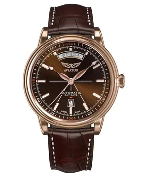 Aviator Douglas Day-Date V.3.20.2.226.4, Verze: hnědá4 