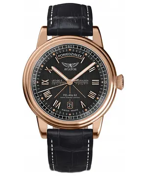 Aviator Douglas Polish Edition Day-Date 2021 V.3.35.2.282.4 PL, Verze: černá 
