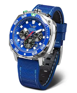 Vostok Europe Systema Periodicum Hydrogen VK67-650A720, Verze: modrá 