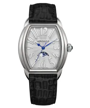 Aerowatch Streamline Moon Phase Lady A 43958 AA08, Verze: černá 