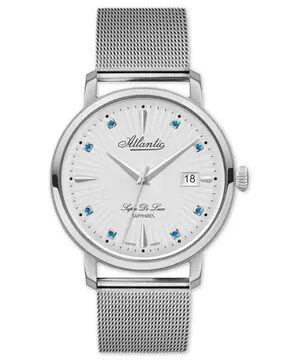 Atlantic Super De Luxe Precious Stones 29355.41.27, Verze: stříbrná 