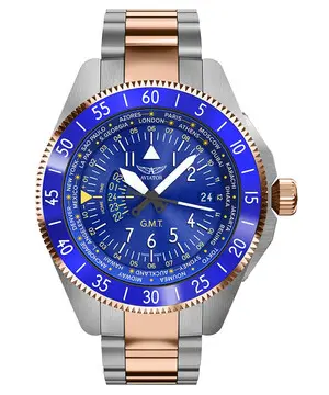 Aviator Airacobra GMT V.1.37.3.308.5, Verze: modrá2 