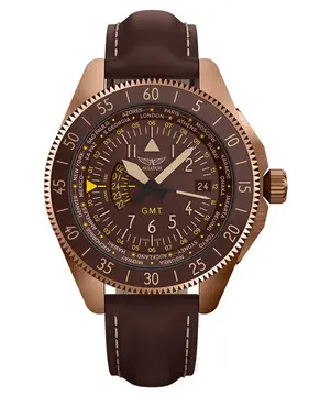 Aviator Airacobra GMT V.1.37.8.306.4, Verze: hnědá 