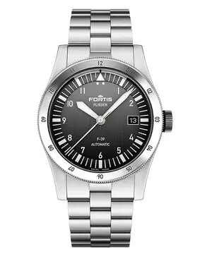 Fortis Flieger F-39 Black F4220015, Verze: stříbrná 