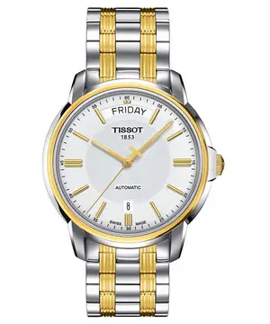 Tissot Automatics III Day Date T065.930.22.031.00, Verze: žluté zlato 