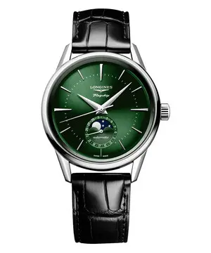 Longines Flagship Heritage Moonphase L4.815.4.02.2, Verze: zelená 