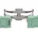 Hodinky Rado True Thinline Les Couleurs™ Le Corbusier R27096662, Verze: zelená , 4 image