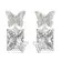 Náušnice Guess Chrysalis JUBE04089JWRHT/U, Verze: stříbrná 