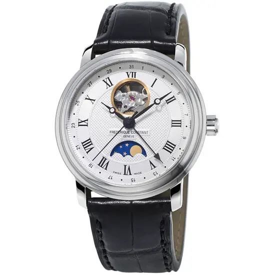 Pánské hodinky Frederique Constant Classics Heart Beat Moonphase FC-335MC4P6, Verze: černá , 3 image