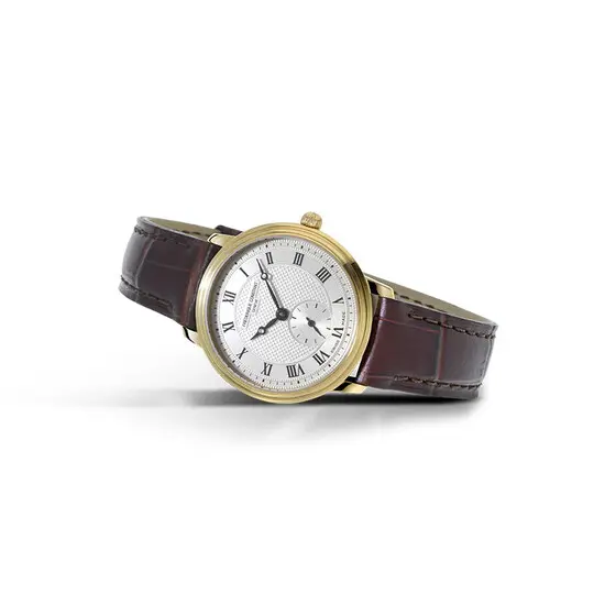 Dámské hodinky Frederique Constant FC-235M1S5 Slimline Ladies, Verze: hnědá , 4 image