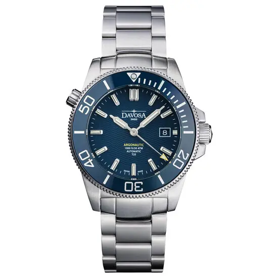 Pánské hodinky Davosa Argonautic Lumis BS Automatic 161.529.40, Verze: modrá 