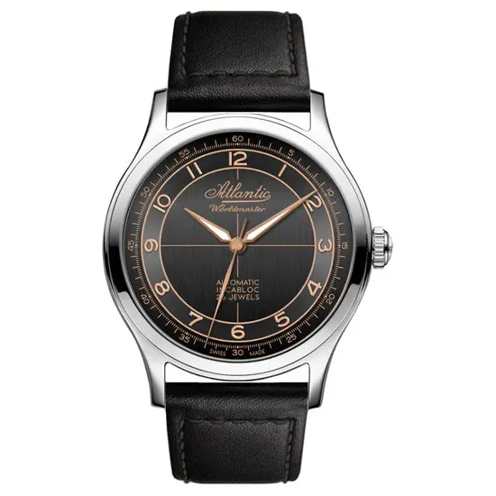 Pánské hodinky Atlantic Worldmaster Automatic Incabloc 53780.41.43R, Verze: černá2 