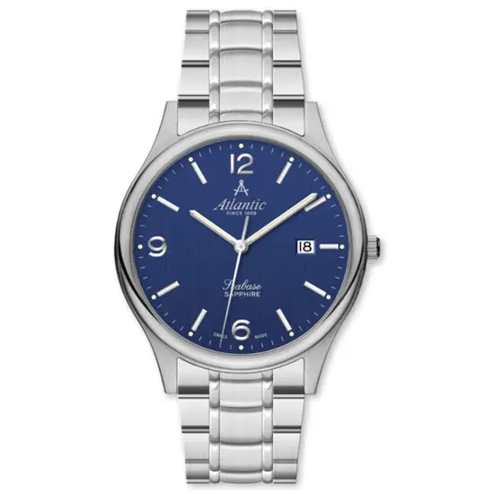 Pánské hodinky Atlantic Seabase 60348.41.55, Verze: modrá 
