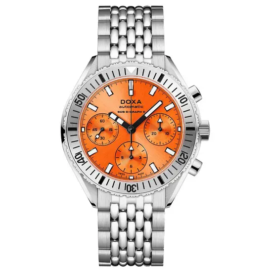 Pánské hodinky Doxa SUB 200 C-Graph II Professional 797.10.351.10, Verze: oranžová 