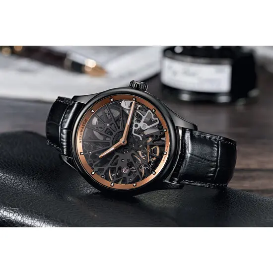 Pánské hodinky Aerowatch Renaissance Skeleton Cobweb A 50981 NO20, Verze: růžové zlato , 2 image