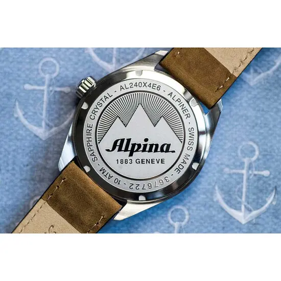 Pánské hodinky Alpina Alpiner Quartz AL-240NS4E6, Verze: hnědá , 4 image