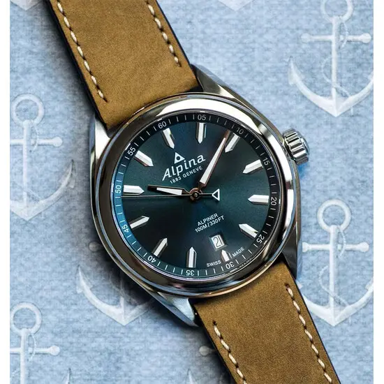 Pánské hodinky Alpina Alpiner Quartz AL-240NS4E6, Verze: hnědá , 3 image