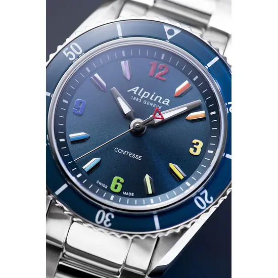 Dámské hodinky Alpina Alpiner Comtesse Sport Quartz Rainbow Limited Edition AL-235NRB3C6B , 3 image