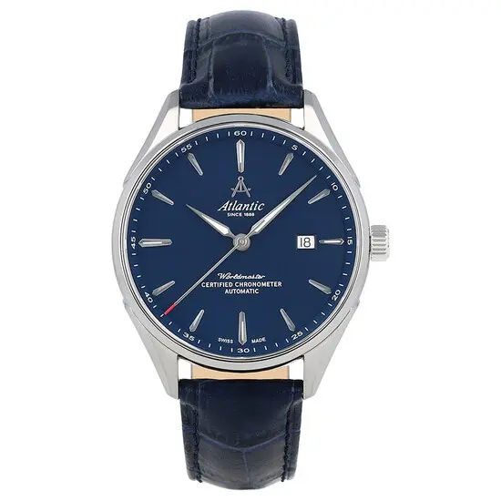 Pánské hodinky Atlantic 52781.41.51 Worldmaster Chronometer Automatic, Verze: modrá 