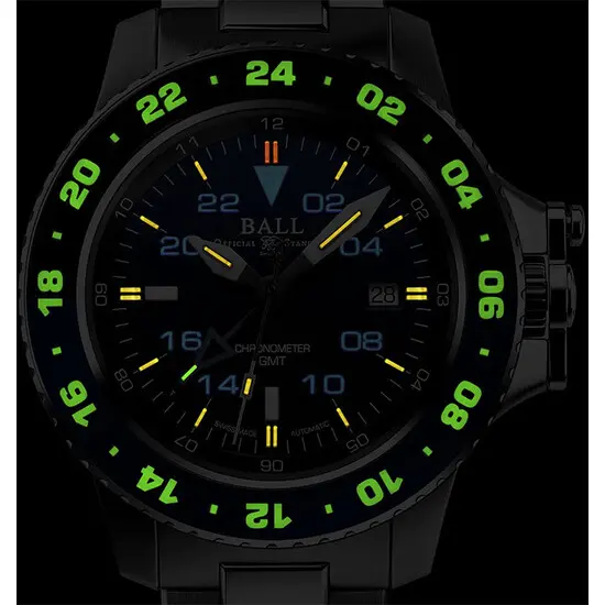 Pánské hodinky Ball Engineer Hydrocarbon AeroGMT II DG2018C-P10C-BK , 5 image