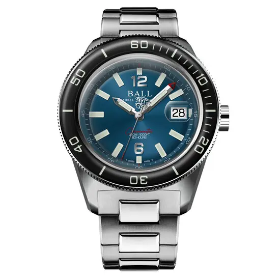 Pánské hodinky Ball Engineer M Skindiver III Limited Edition DD3100A-S1C-BE, Verze: modrá 