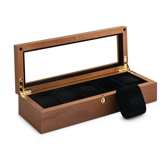 Box Beco Walnut 309366 pro 5 hodinek, Verze: hnědá2 , 3 image