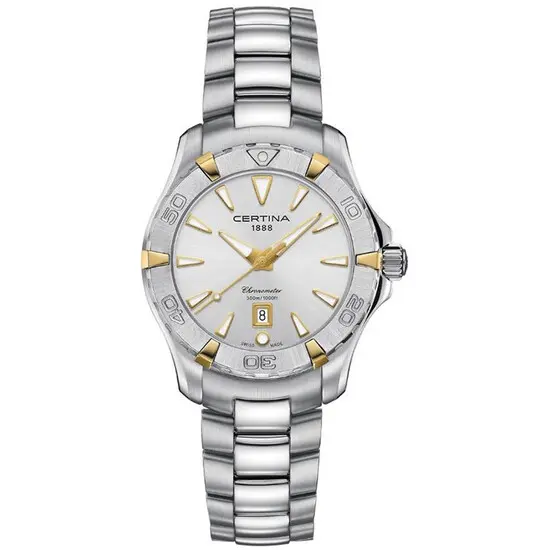 Dámské hodinky Certina DS Action Lady C032.251.21.031.00, Verze: žluté zlato 