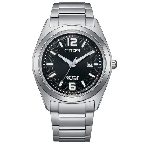 Pánské hodinky Citizen Super Titanium AW1641-81E, Verze: černá 