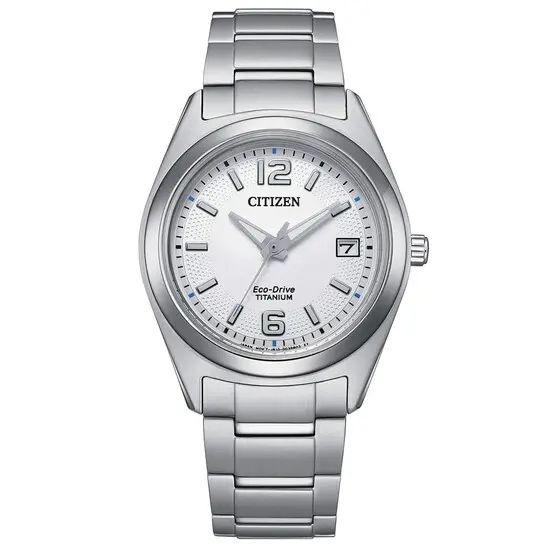 Dámské hodinky Citizen Super Titanium FE6151-82A, Verze: bílá 