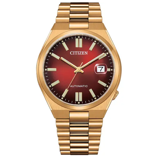 Pánské hodinky Citizen Tsuyosa Mechanical NJ0153-82X, Verze: červená 