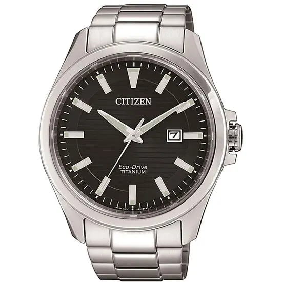 Pánské hodinky Citizen Titanium BM7470-84E, Verze: černá 
