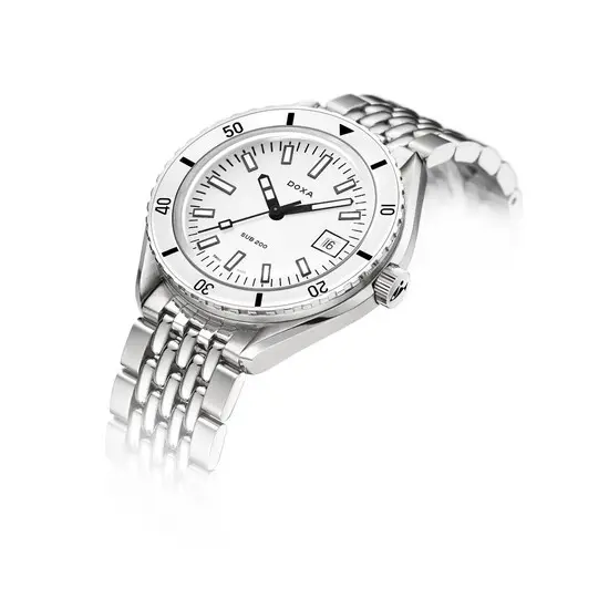 Pánské hodinky Doxa SUB 200 Whitepearl 799.10.011.10, Verze: bílá , 3 image