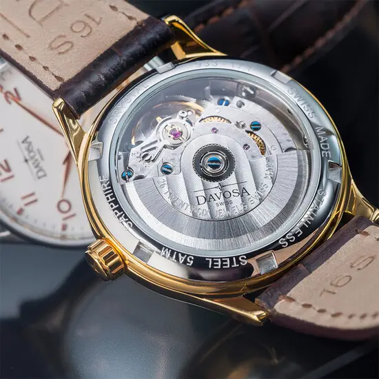 Dámské hodinky Davosa Classic Lady Automatic 166.189.16V, Verze: žluté zlato , 2 image