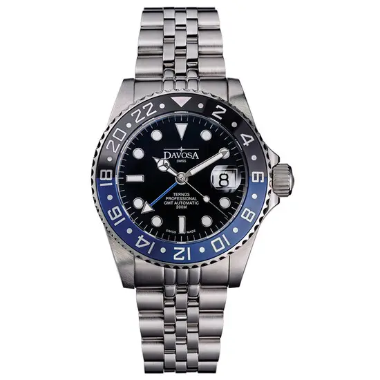 Pánské hodinky Davosa Ternos Professional TT GMT Automatic 161.571.04, Verze: modrá2 
