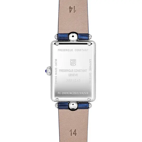 Dámské hodinky Frederique Constant Classics Art Deco Carree FC-200MPW2AC2D6, Verze: modrá , 2 image