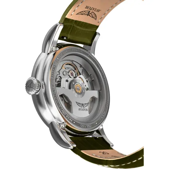 Pánské hodinky Aviator Douglas Day-Date 41 V.3.35.0.278.4, Verze: zelená , 2 image