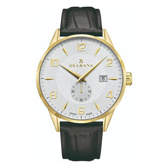 Pánské hodinky Delbana Retro 42601.622.6.064, Verze: stříbrná 