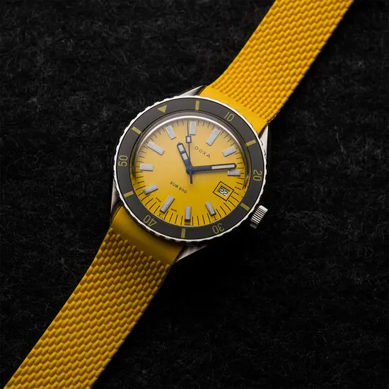 Pánské hodinky Doxa SUB 200 Divingstar 799.10.361.31, Verze: žlutá , 4 image
