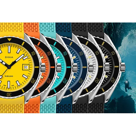 Pánské hodinky Doxa SUB 200 Searambler 799.15.021.20, Verze: černá2 , 4 image